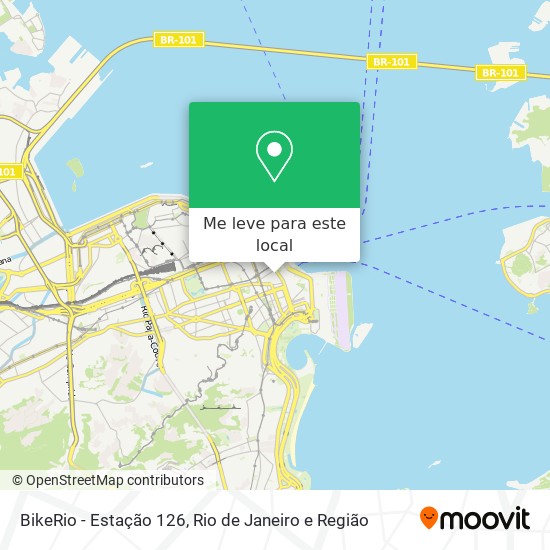 BikeRio - Estação 126 mapa