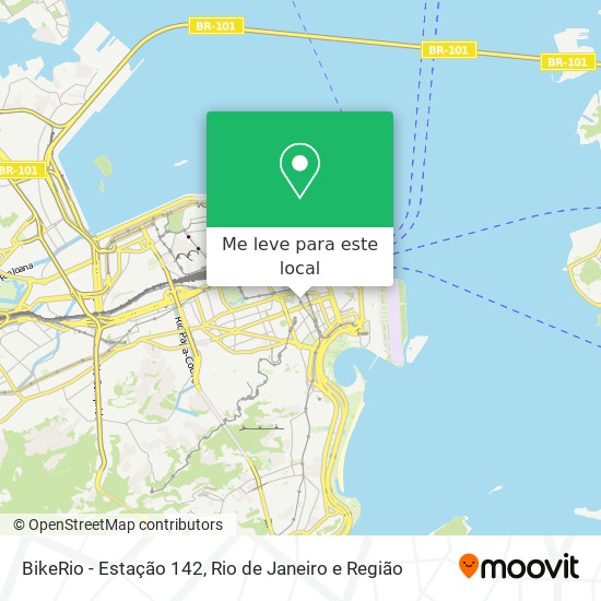 BikeRio - Estação 142 mapa