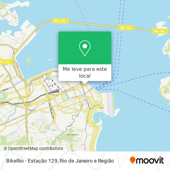 BikeRio - Estação 129 mapa