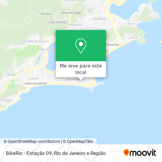 BikeRio - Estação 09 mapa