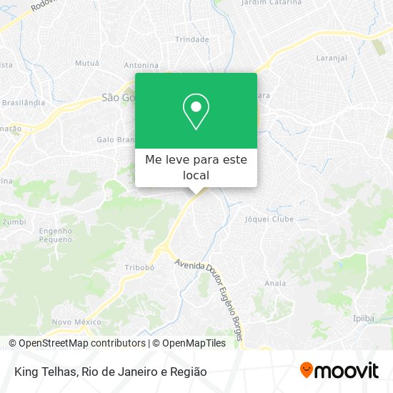 King Telhas mapa