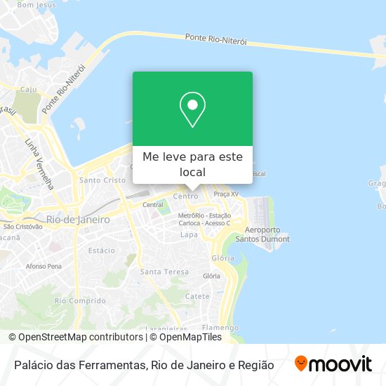 Palácio das Ferramentas mapa