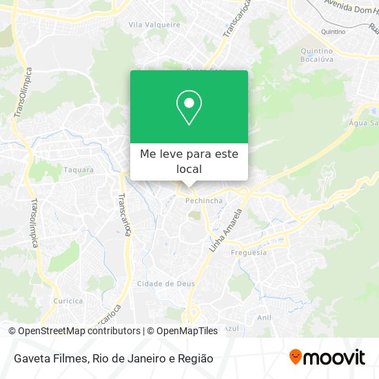 Gaveta Filmes mapa