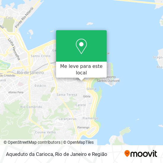 Aqueduto da Carioca mapa