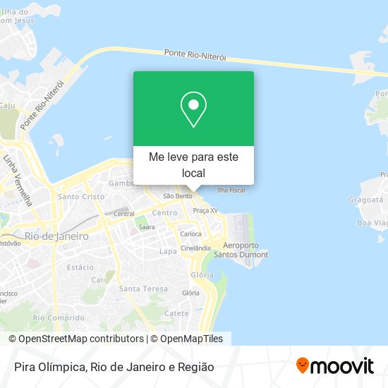 Pira Olímpica mapa