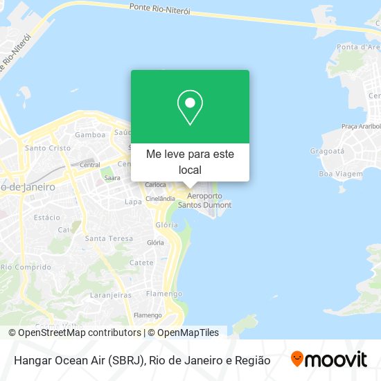 Hangar Ocean Air (SBRJ) mapa
