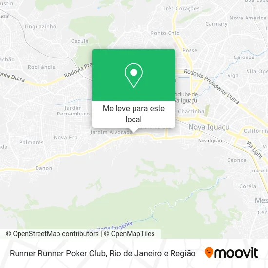 Runner Runner Poker Club mapa