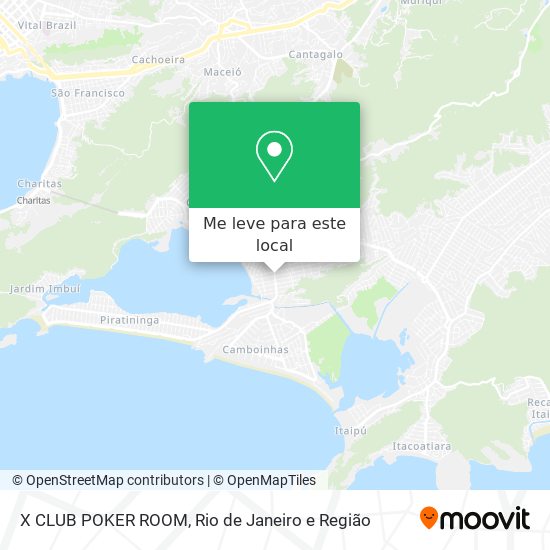 X CLUB POKER ROOM mapa