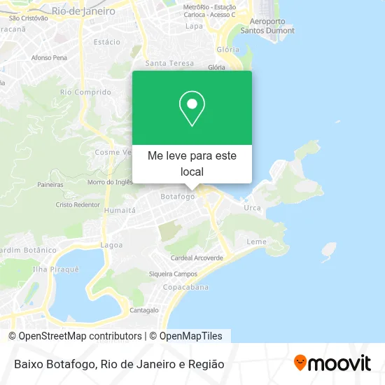 Baixo Botafogo mapa