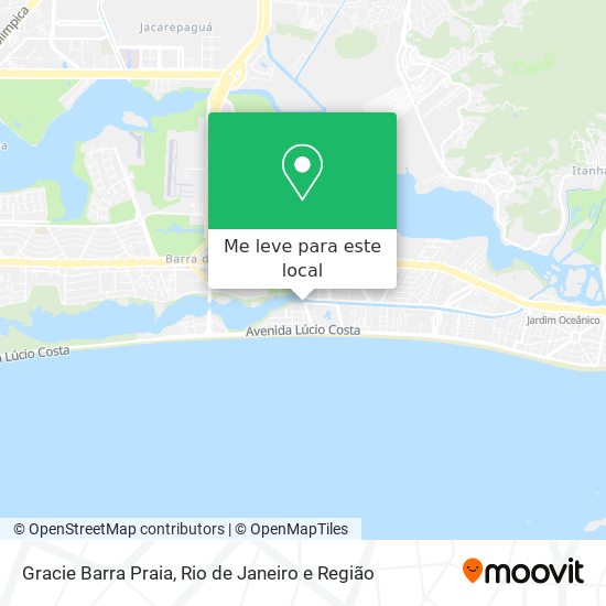 Gracie Barra Praia mapa