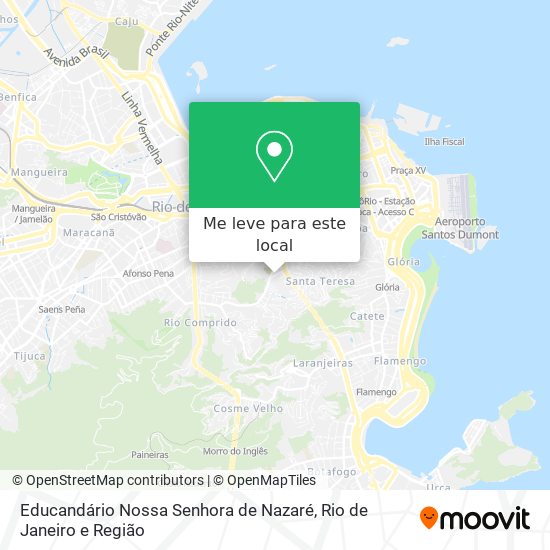 Educandário Nossa Senhora de Nazaré mapa
