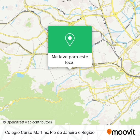Colégio Curso Martins mapa