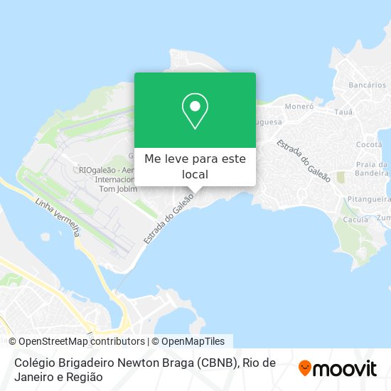 Colégio Brigadeiro Newton Braga (CBNB) mapa