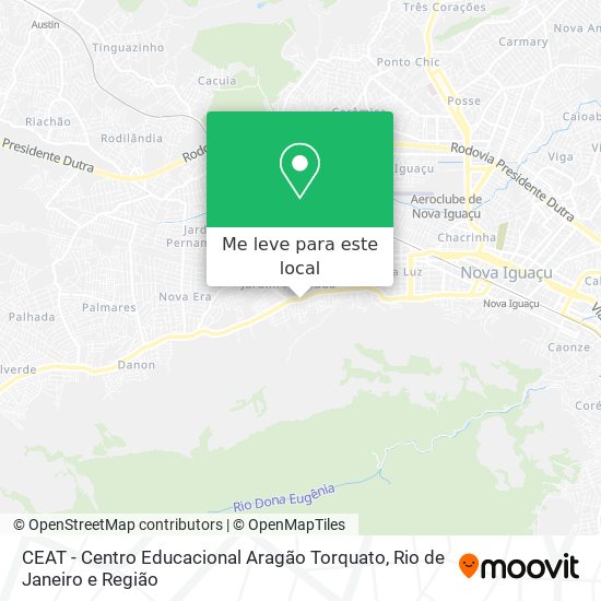 CEAT - Centro Educacional Aragão Torquato mapa