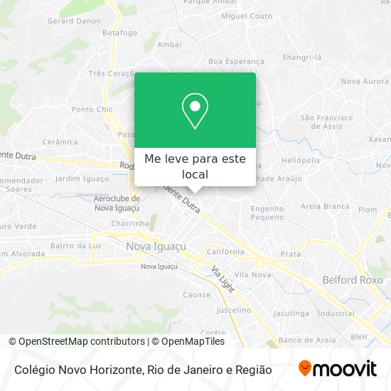 Colégio Novo Horizonte mapa