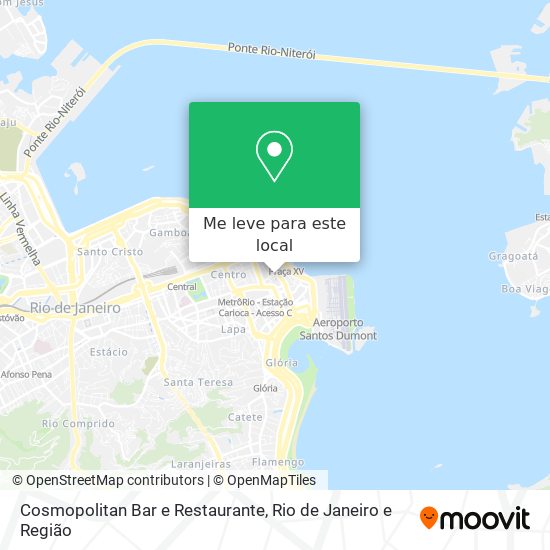 Cosmopolitan Bar e Restaurante mapa