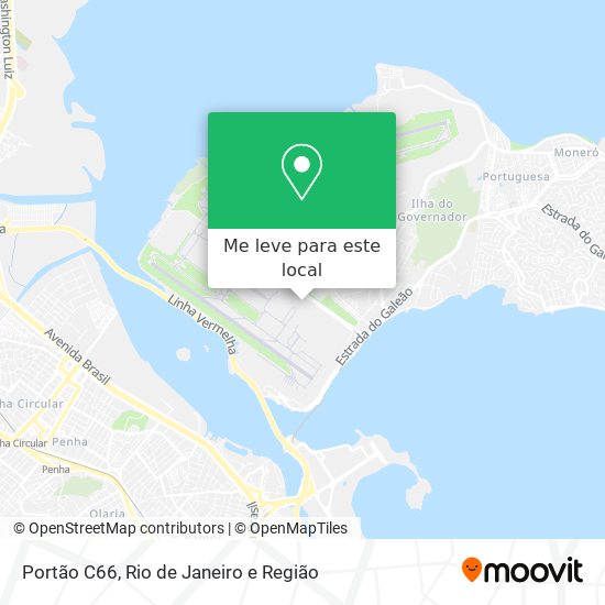 Portão C66 mapa