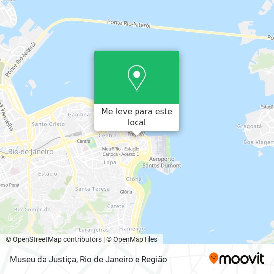 Museu da Justiça mapa