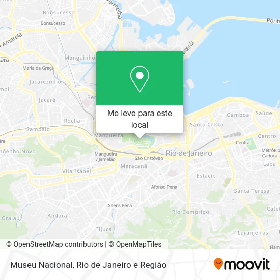 Museu Nacional mapa