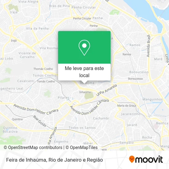 Feira de Inhaúma mapa