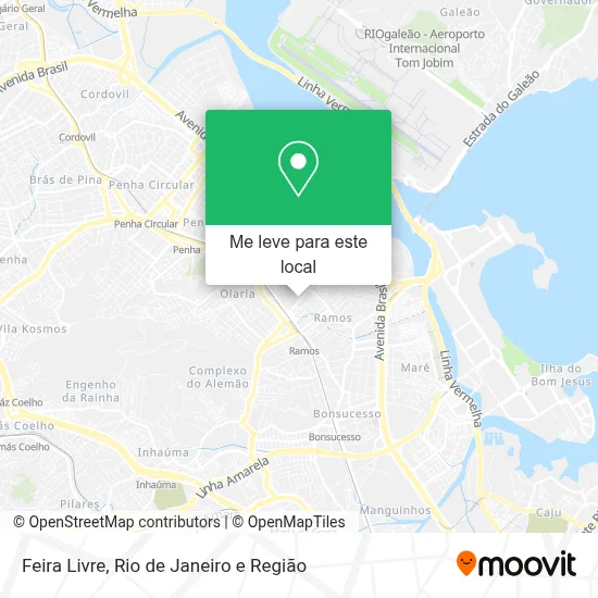 Feira Livre mapa