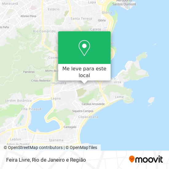 Feira Livre mapa