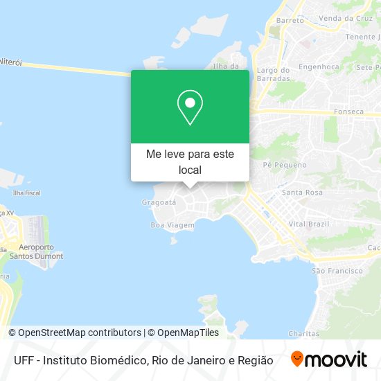 UFF - Instituto Biomédico mapa