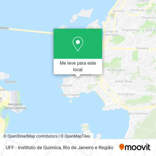 UFF - Instituto de Química mapa