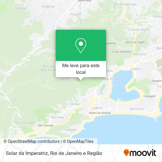 Solar da Imperatriz mapa
