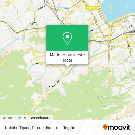 boliche Tijuca mapa