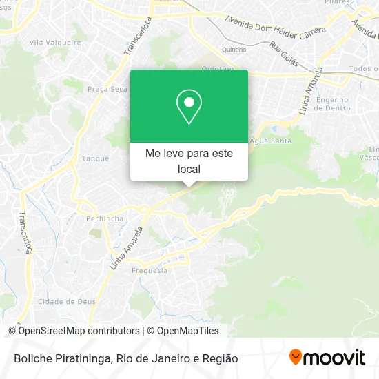 Boliche Piratininga mapa