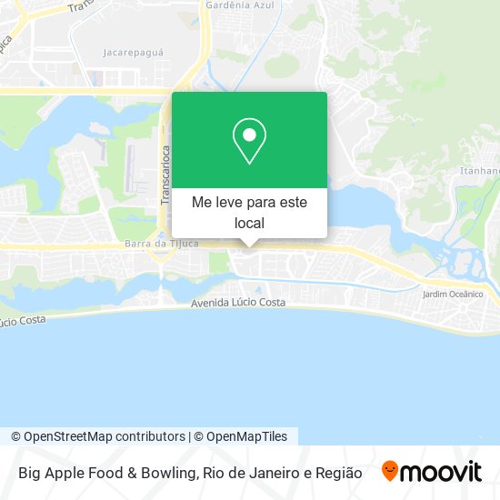 Big Apple Food & Bowling mapa