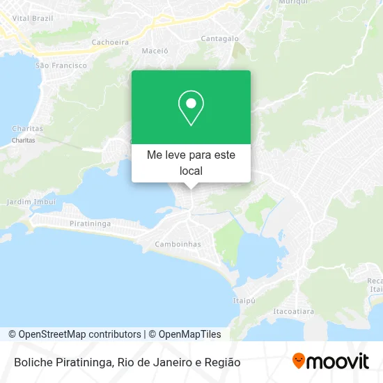 Boliche Piratininga mapa