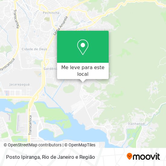 Posto Ipiranga mapa