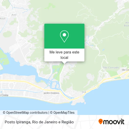 Posto Ipiranga mapa