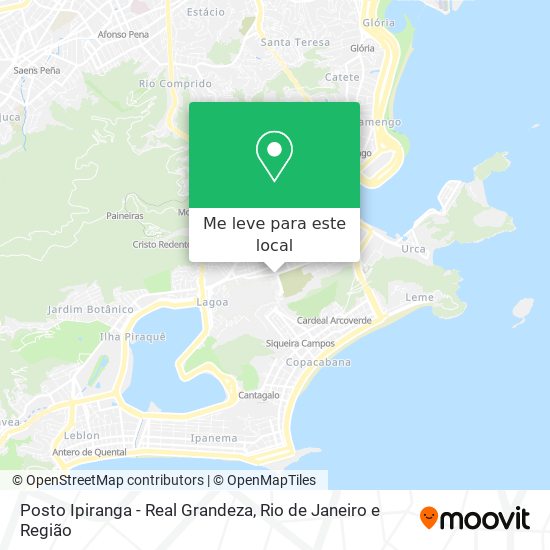 Posto Ipiranga - Real Grandeza mapa
