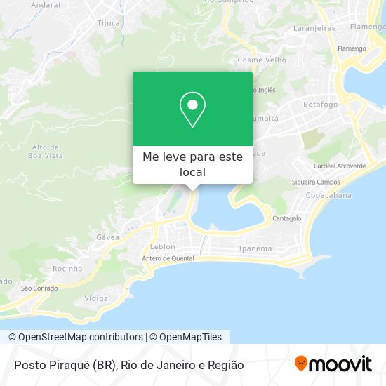 Posto Piraquê (BR) mapa