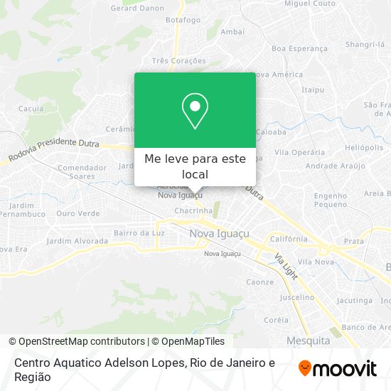 Centro Aquatico Adelson Lopes mapa