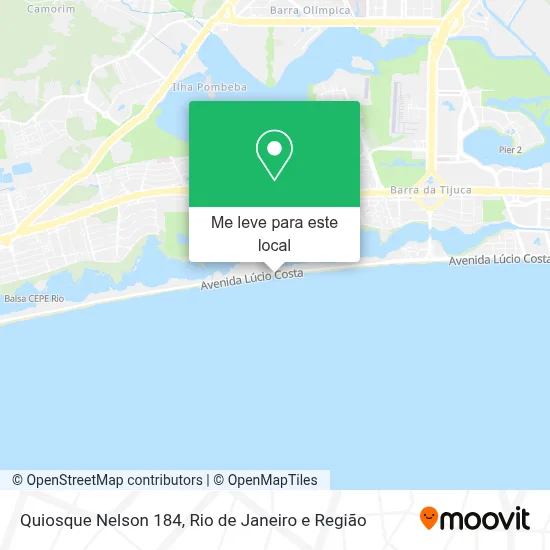 Quiosque Nelson 184 mapa