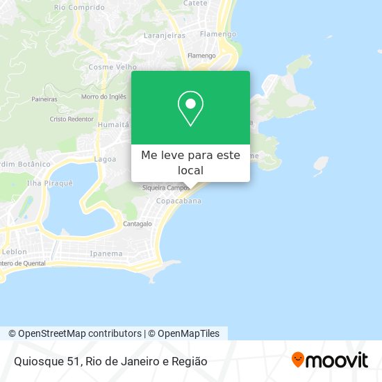 Quiosque 51 mapa