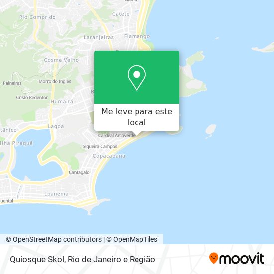 Quiosque Skol mapa