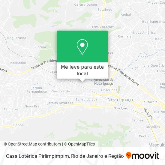 Casa Lotérica Pirlimpimpim mapa
