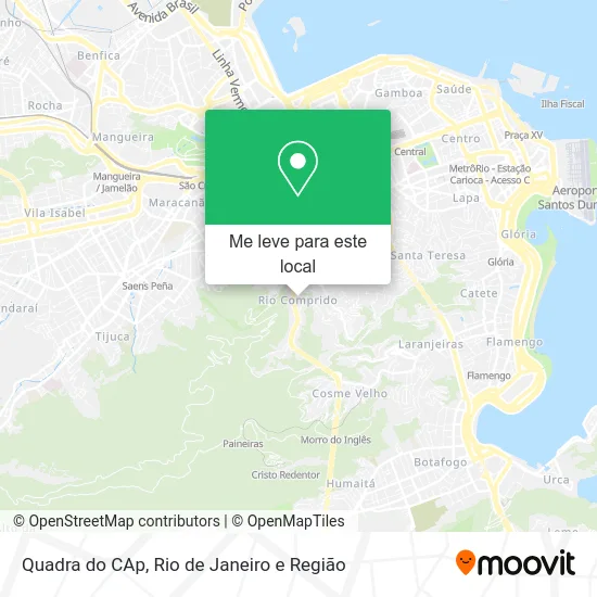 Quadra do CAp mapa