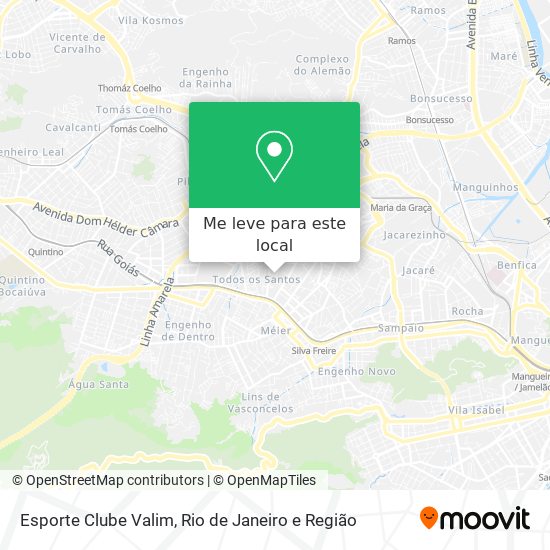 Esporte Clube Valim mapa