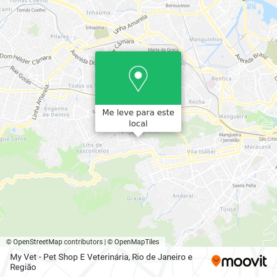 My Vet - Pet Shop  E Veterinária mapa