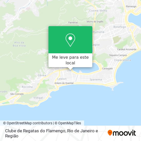 Clube de Regatas do Flamengo mapa