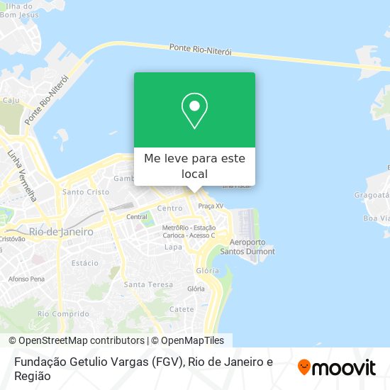 Fundação Getulio Vargas (FGV) mapa