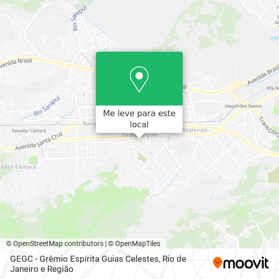 GEGC - Grêmio Espírita Guias Celestes mapa