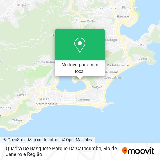 Quadra De Basquete Parque Da Catacumba mapa