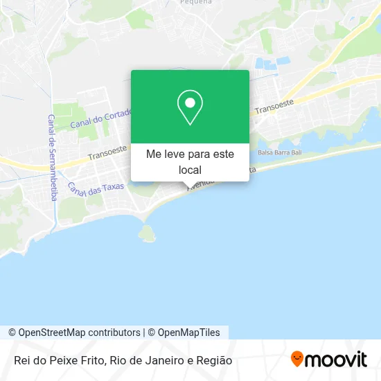 Rei do Peixe Frito mapa